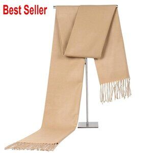 Cashmere Feel Winter Scarf Large Pashmina Shawl Wrap Elegant Classic
